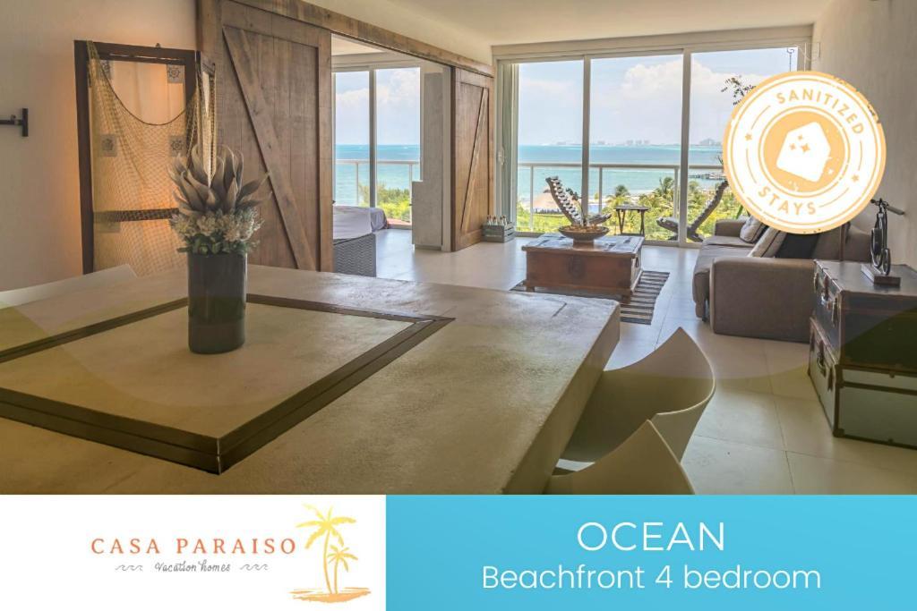 Ocean Beachfront 4 Bdr -amazing Oceanview Apartment