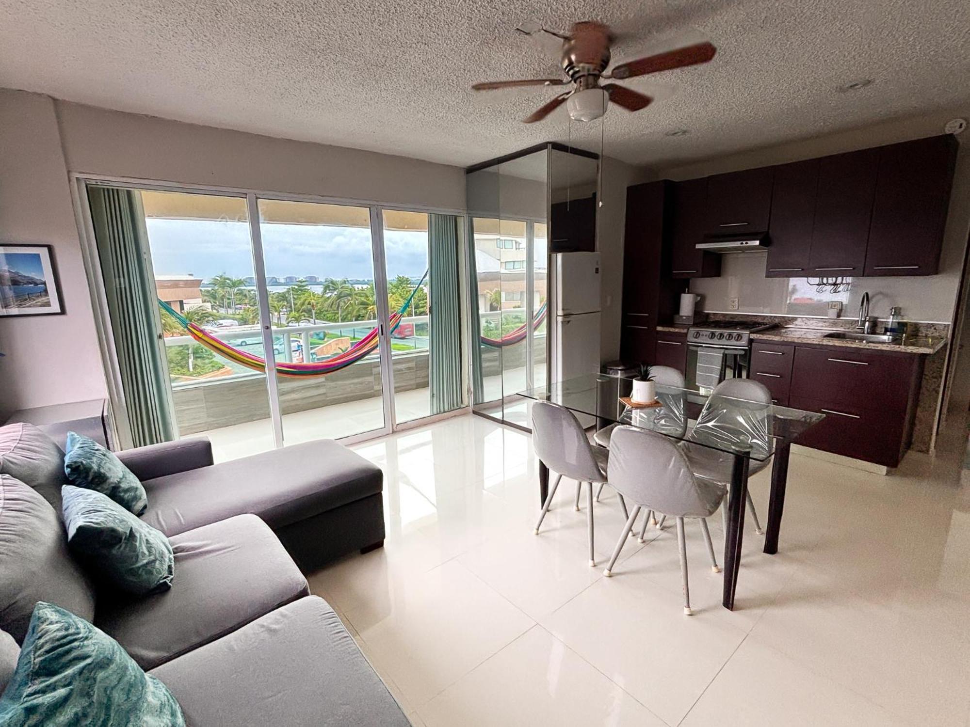 Apartment With Balcony Ocean & Lagoon View, Brisas Zone, By & Ocean Cancun
